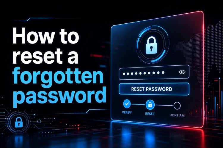 How to reset a forgotten password
